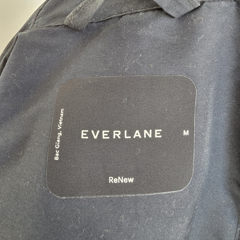 Everlane Navy ReNew Coat - Picture 9 of 11